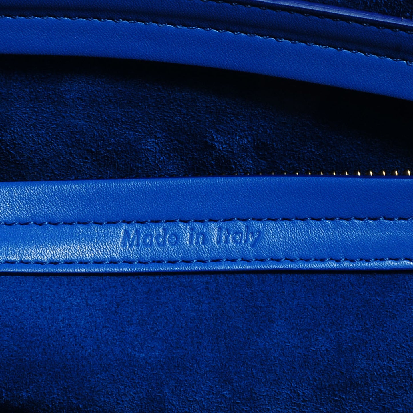 Smooth Calfskin Medium Phantom Luggage Electric Blue
