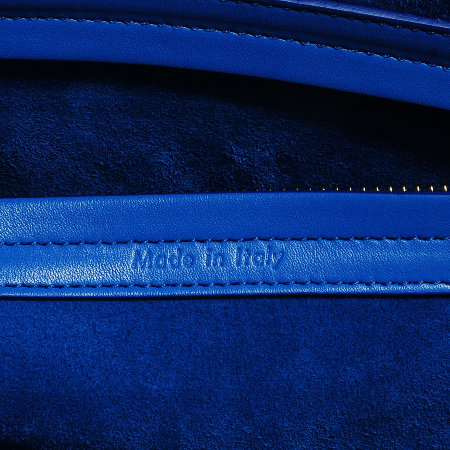 Celine Smooth Calfskin Medium Phantom Luggage Electric Blue 7 of 8