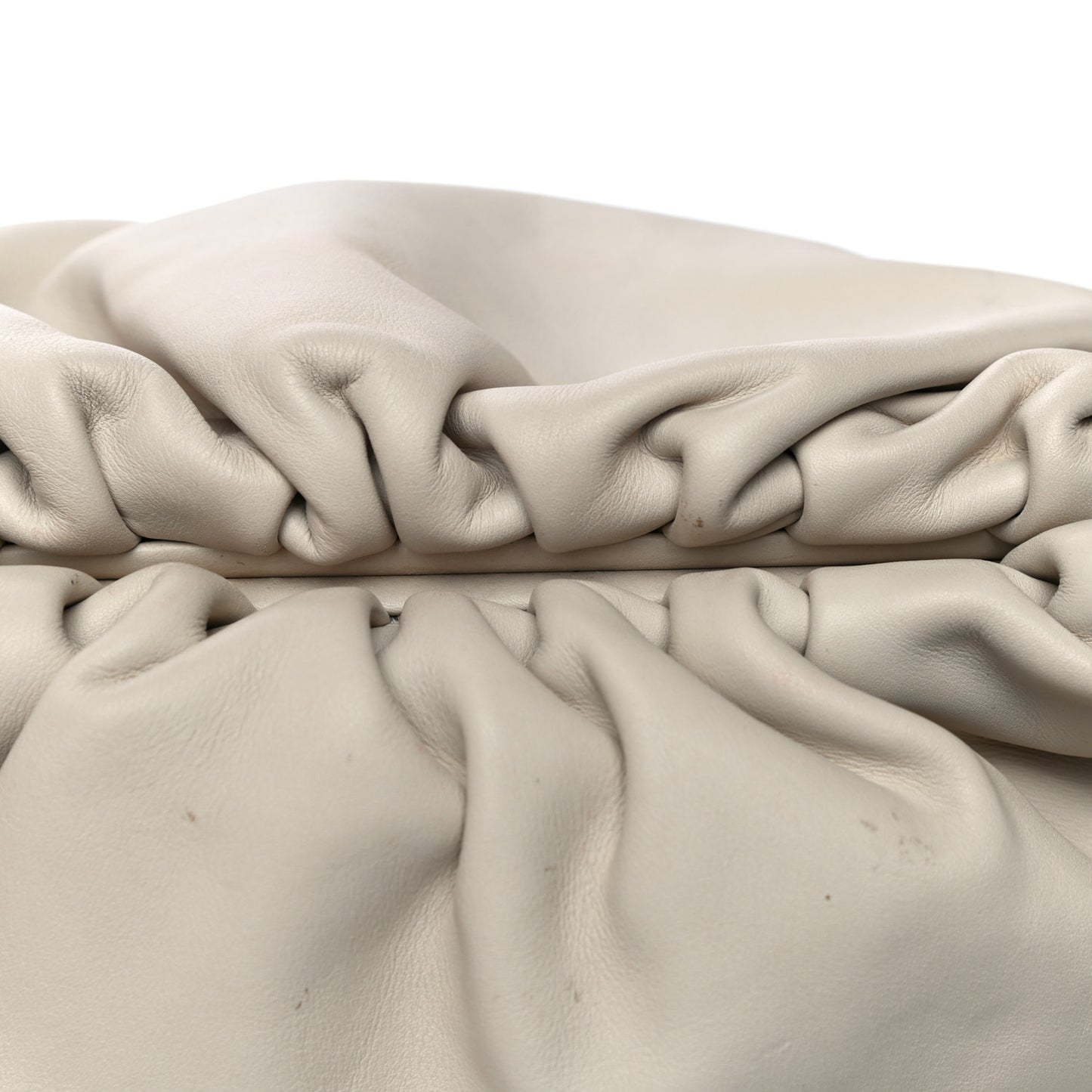 Smooth Butter Calf The Pouch Oversized Clutch Plaster
