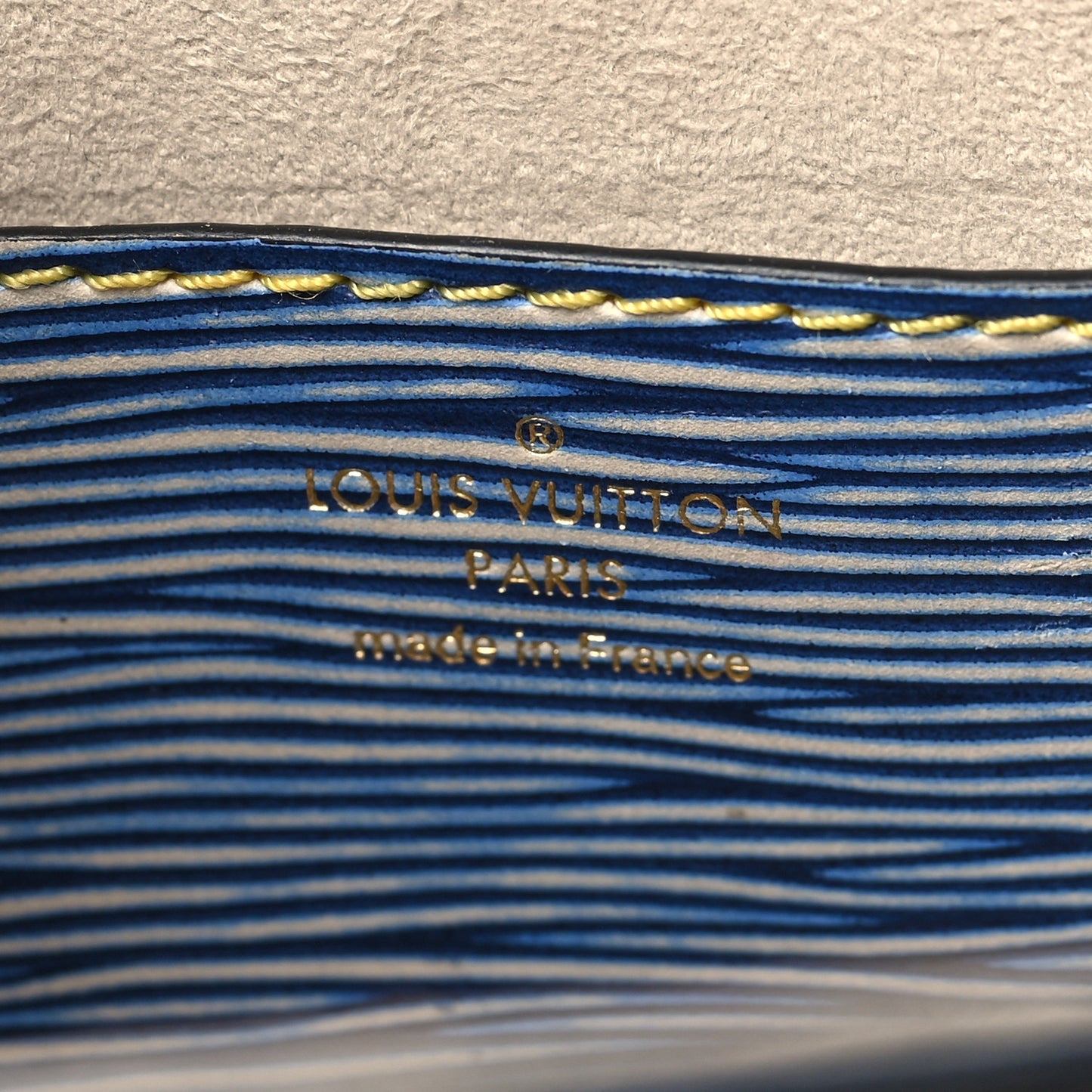 Epi Twist Shoulder Bag PM Denim Light