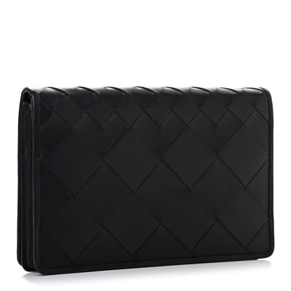 Bottega Veneta Nappa Intrecciato Medium Woven Clutch Clutch Black 3 of 8