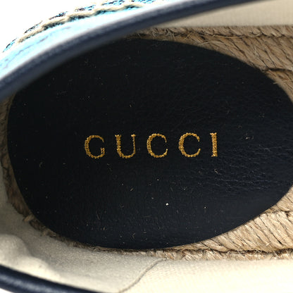 Gucci GG Monogram Multicolor Espadrilles 37 Light Blue 8 of 9