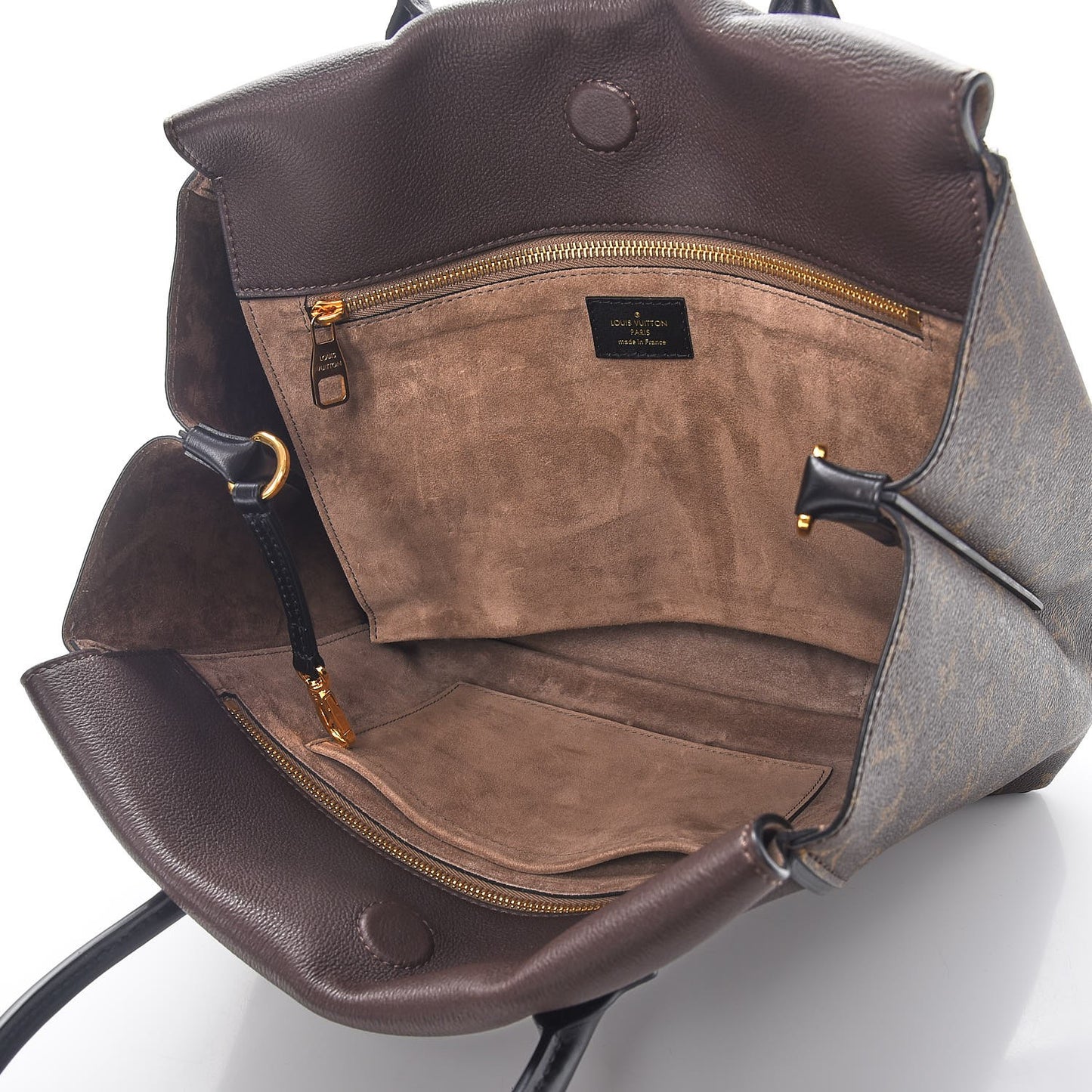 Veau Cachemire Monogram Tote W PM Chocolate