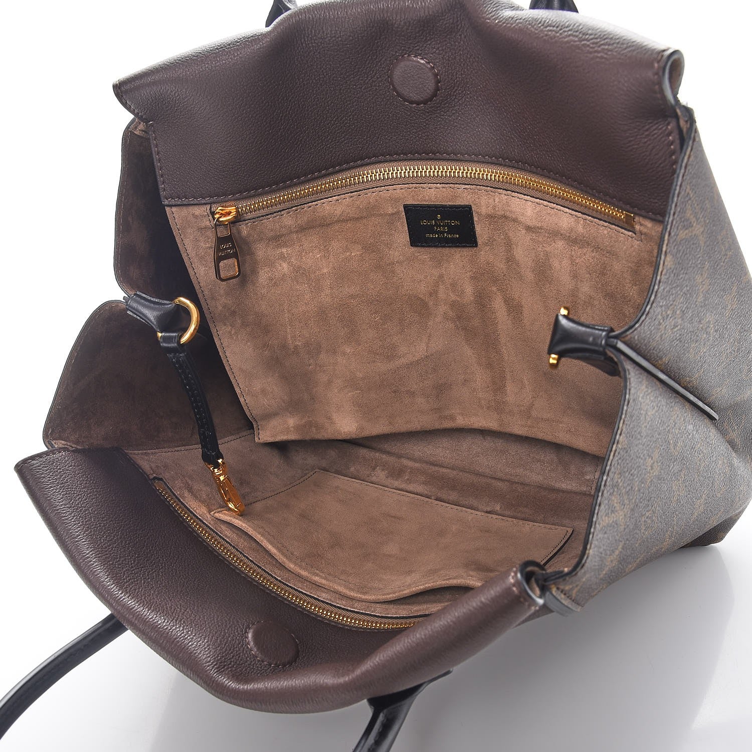 Louis Vuitton Veau Cachemire Monogram Tote W PM Chocolate 5 of 7