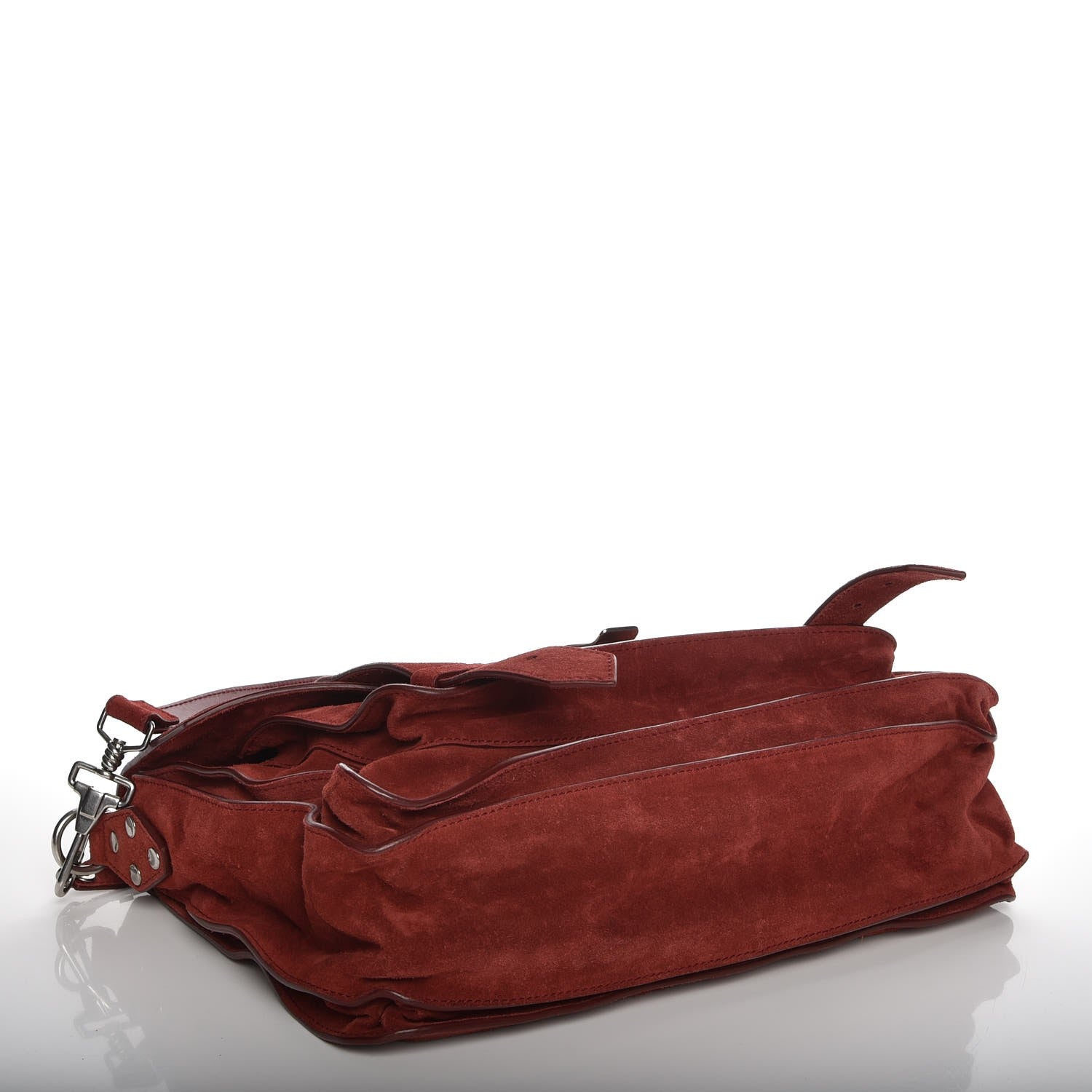 Proenza Schouler Suede Medium PS1 Satchel Midnight Plum 5 of 9