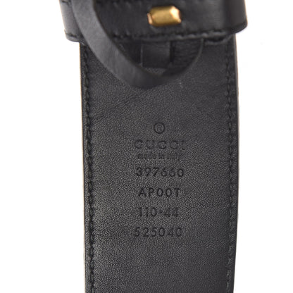Gucci Moon Calfskin Double G 40mm Belt 110 44 Black 6 of 6