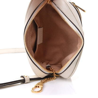 Gucci Textured Dollar Calfskin Web Mini Ophidia Shoulder Bag Mystic White 6 of 12