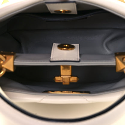 Valentino Garavani Nappa Small Roman Stud The Handle Bag Ivory 4 of 7