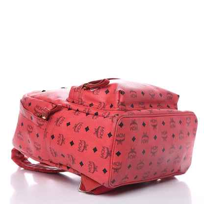 MCM Visetos Medium Sprinkle Stud Stark Backpack Corail 4 of 25