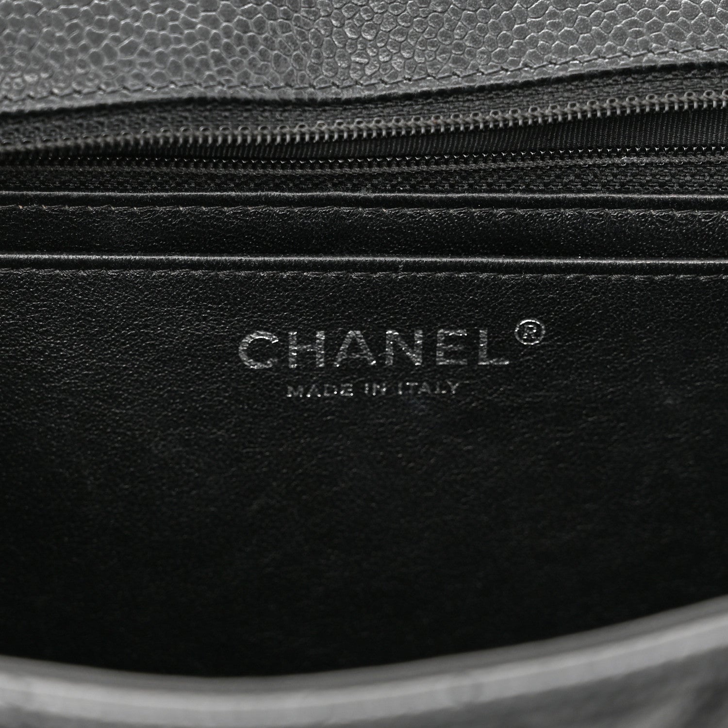 Chanel Caviar Quilted Jumbo Single Flap Black 6 of 13