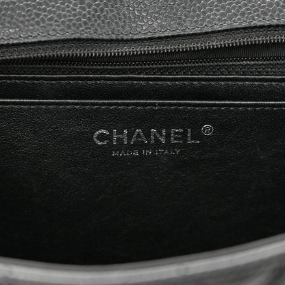 Chanel Caviar Quilted Jumbo Single Flap Black 6 of 13