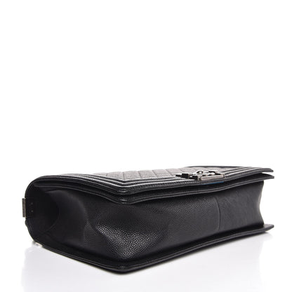 Chanel Caviar Quilted New Medium Boy Flap Black 4 of 8