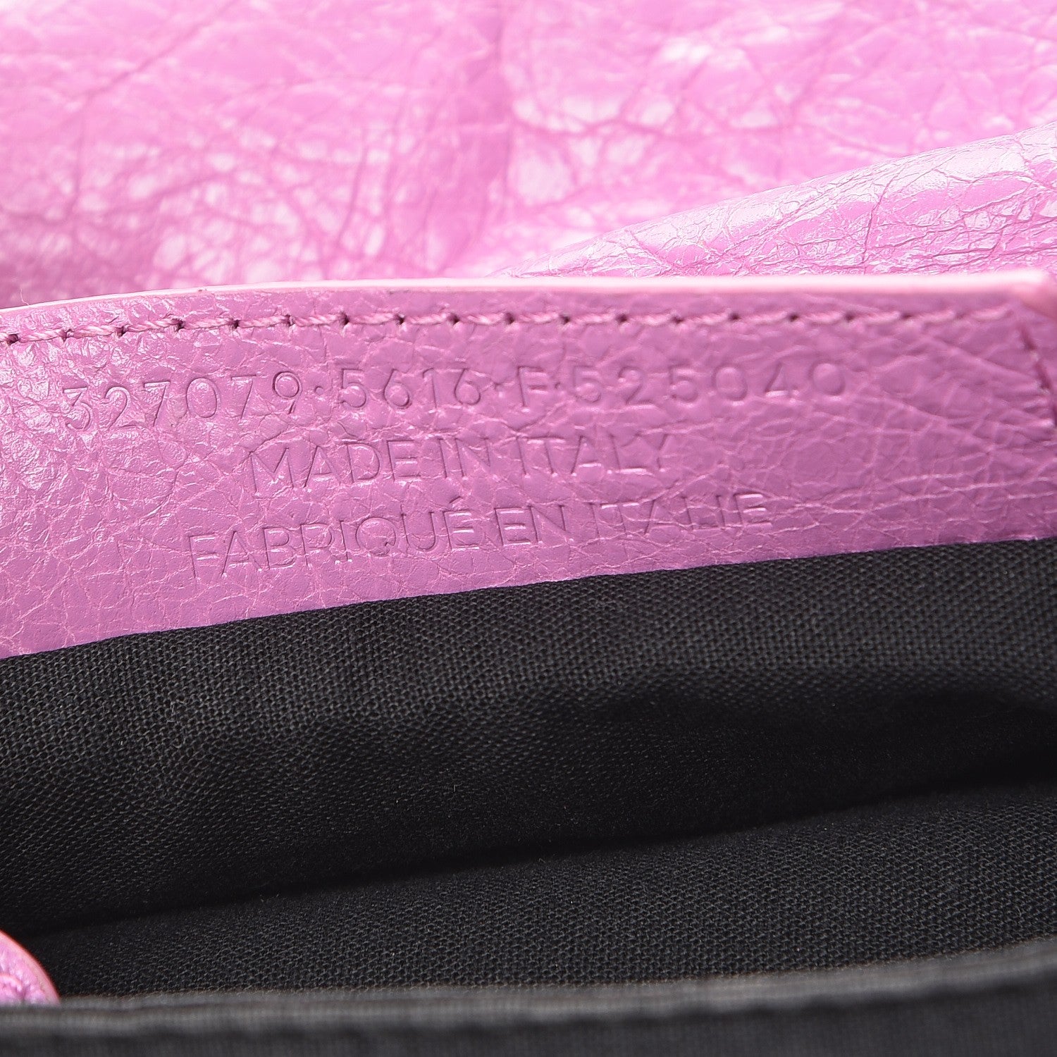 Balenciaga Agneau Giant 12 Gold Hardware Envelope Strap Clutch Rose Berlingot 7 of 12