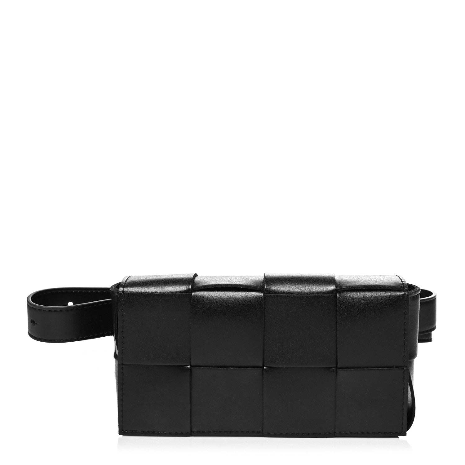 Bottega Veneta Nappa Maxi Intreccio The Belt Cassette Bag Black 1 of 9