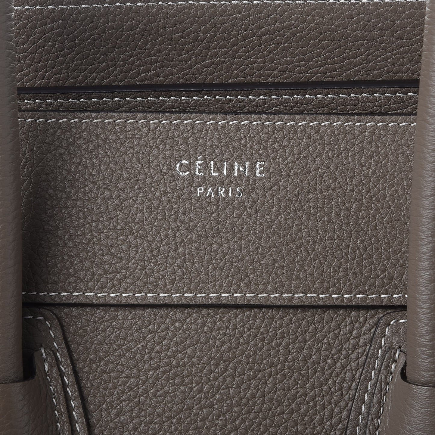 Drummed Calfskin Mini Luggage Souris
