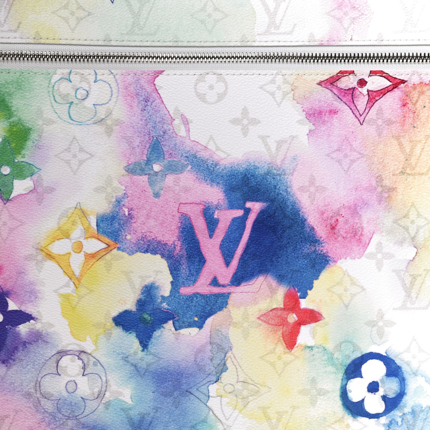Monogram Watercolor New Tote Pochette Multicolor