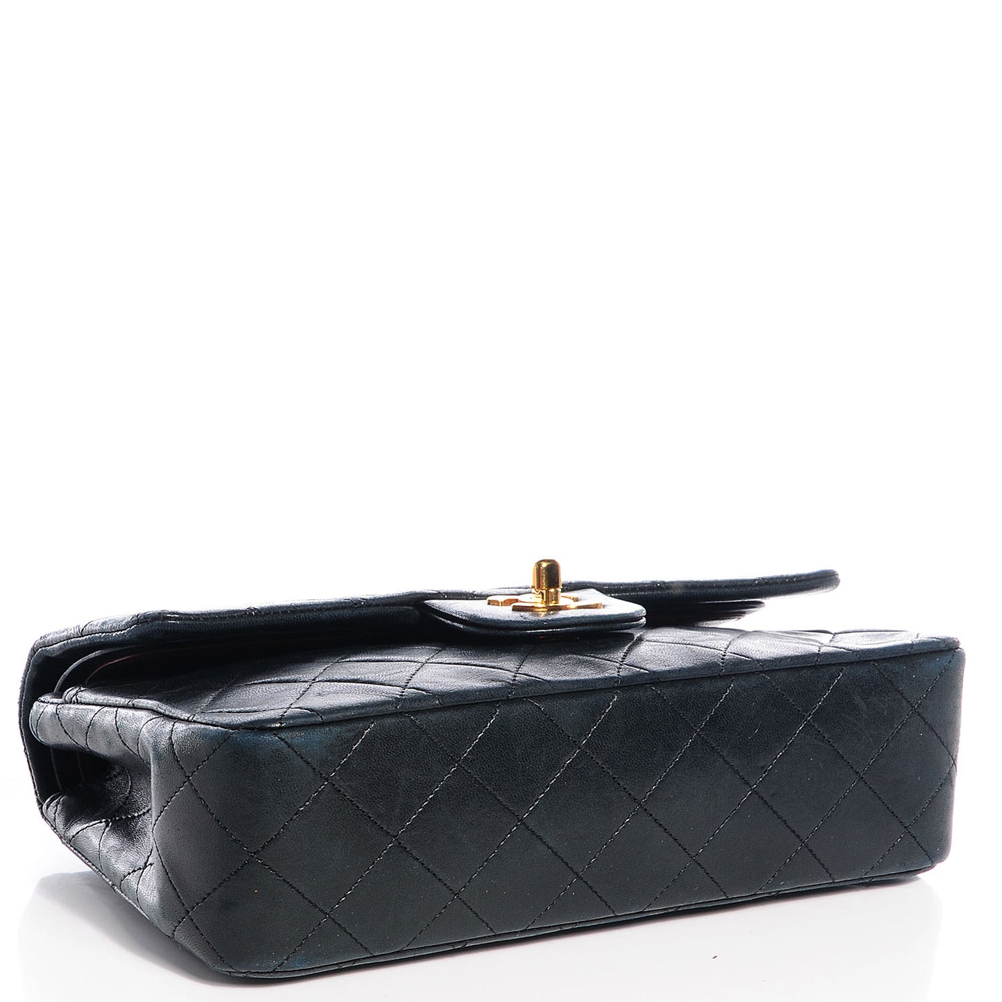 Lambskin Small Double Flap Black