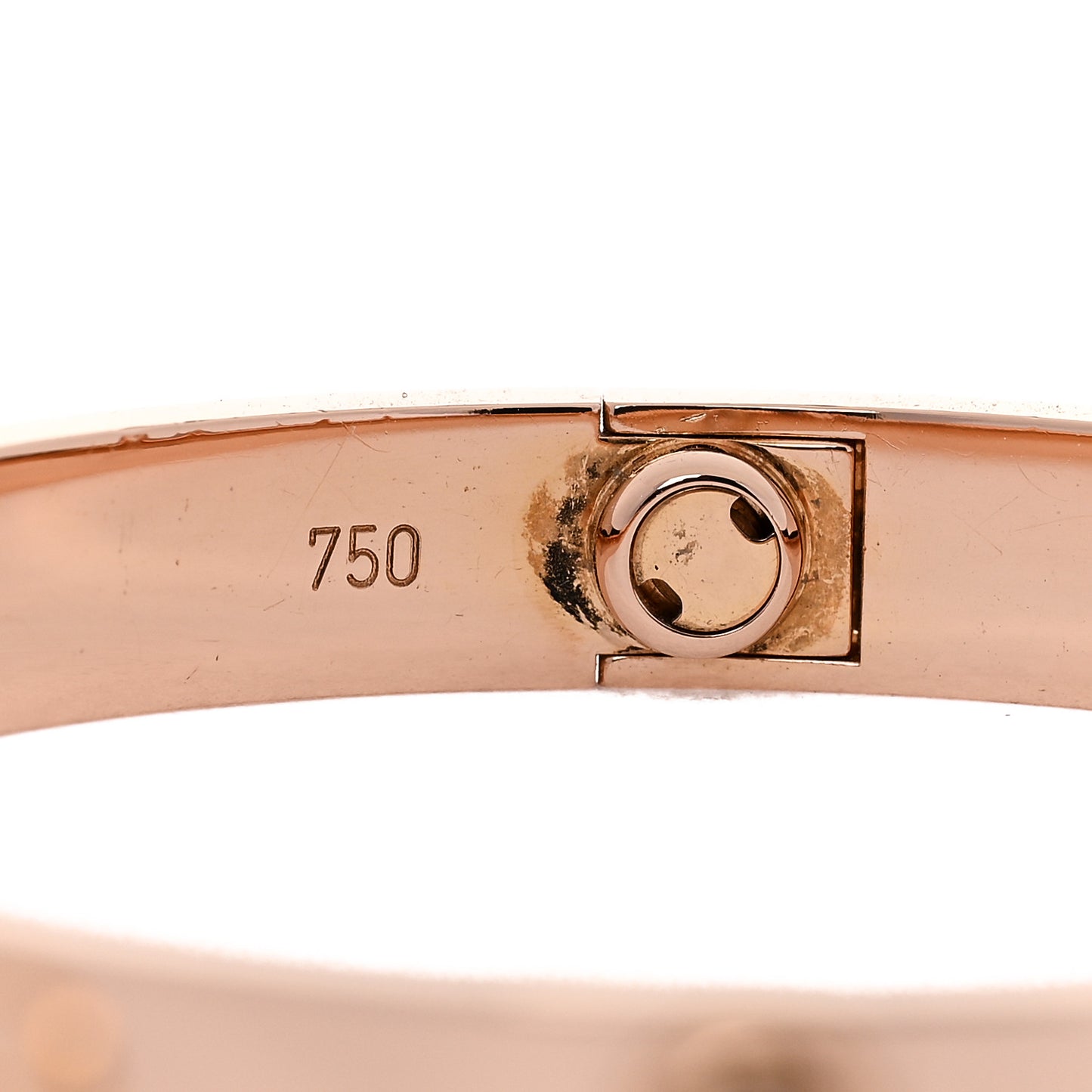 18k Pink Gold Love Bracelet 16