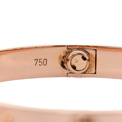 Cartier 18k Pink Gold Love Bracelet 16 4 of 9