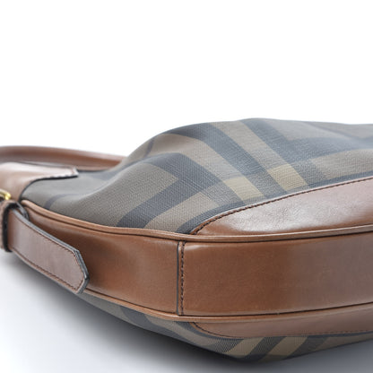 Burberry Smoked Check Brooklyn Hobo Tan 5 of 9