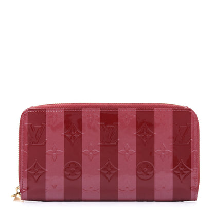 Louis Vuitton Vernis Rayures Zippy Wallet Pomme D'Amour 1 of 10