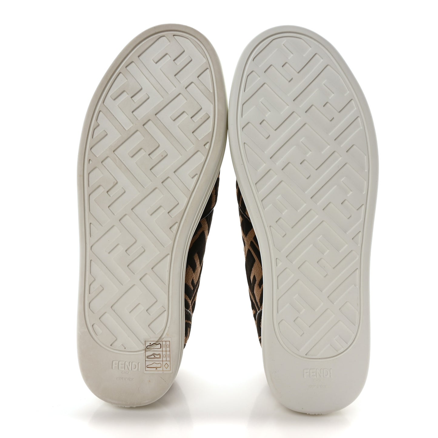 X SARA COLEMAN Canvas FF Vertigo Embroidered Womens Rise Slip On Sneakers 39 Tobacco Black