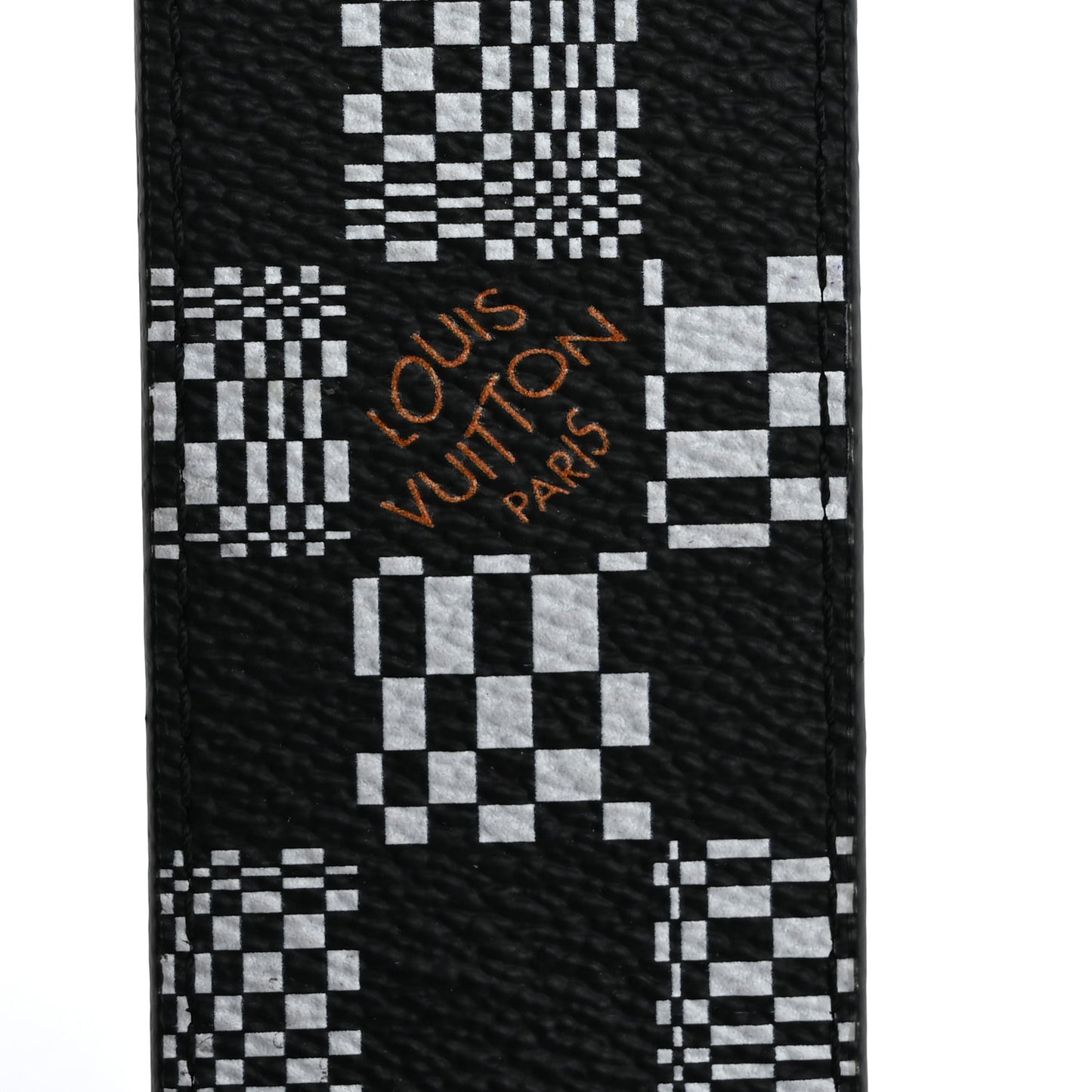 Damier Distorted Keepall Bandouliere Strap Black