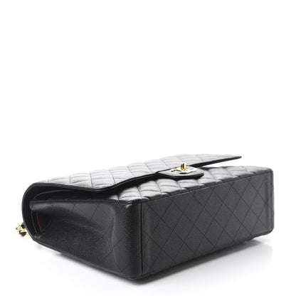 Chanel Caviar Quilted Maxi Double Flap Black 4 of 10