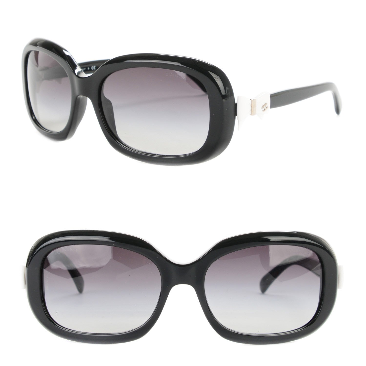 Chanel CC Bow Sunglasses 5170 Black 1 of 7