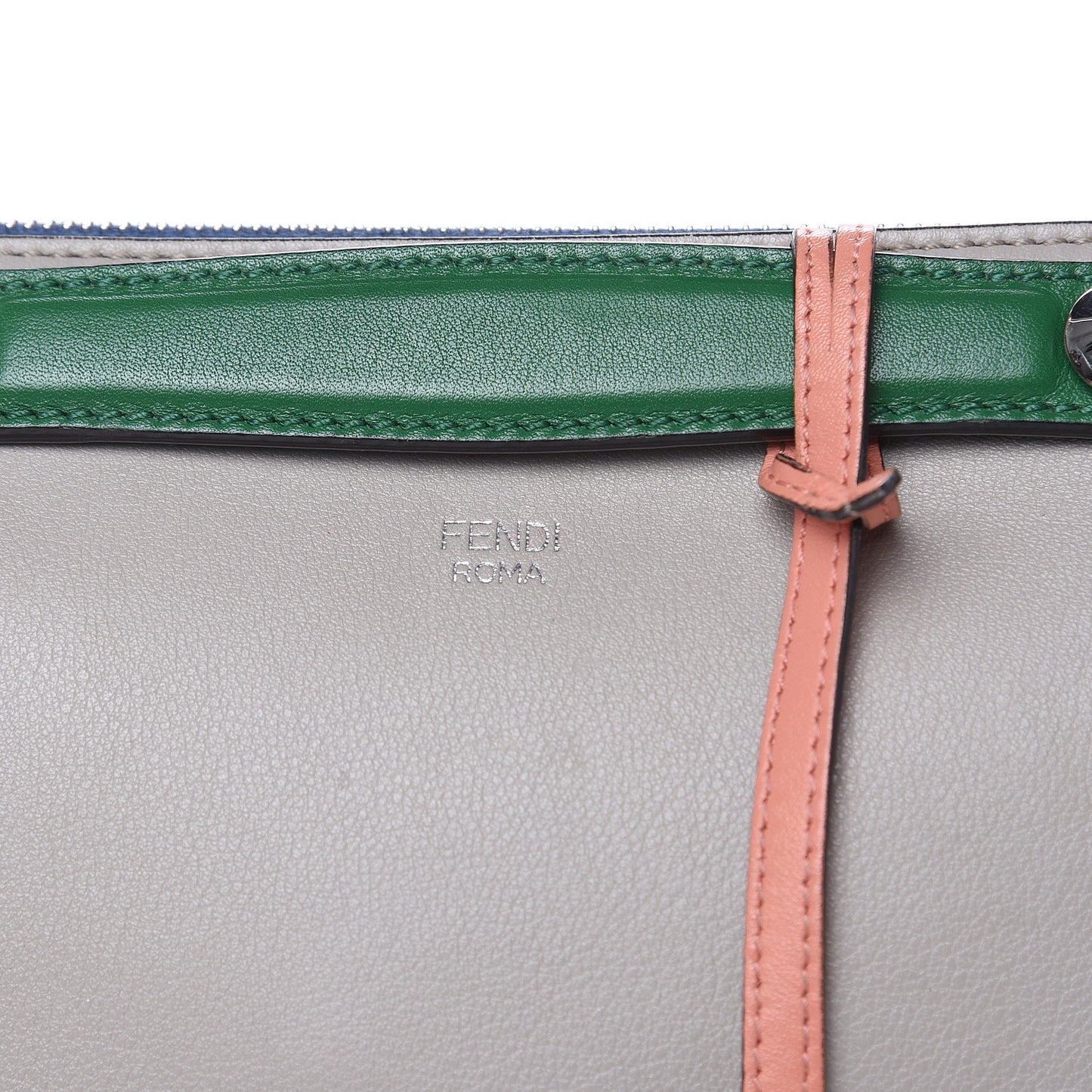 Vitello Dolce 4 Color Medium By The Way Boston Bag Grigio Polvere Emerald Multicolor