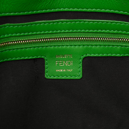 Fendi Nappa FF 1974 Embossed Baguette Tomatillo 5 of 8