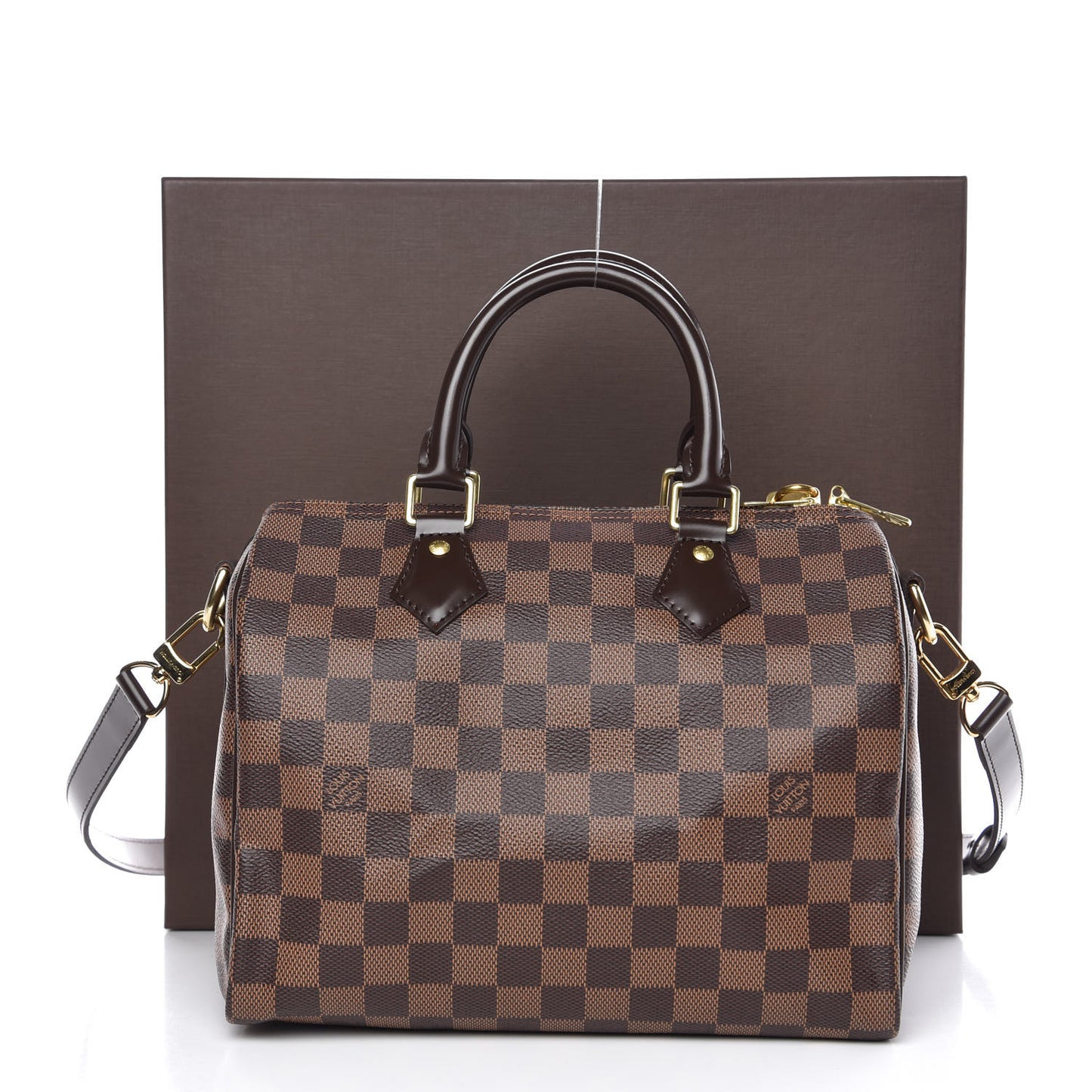 Damier Ebene Speedy Bandouliere 25