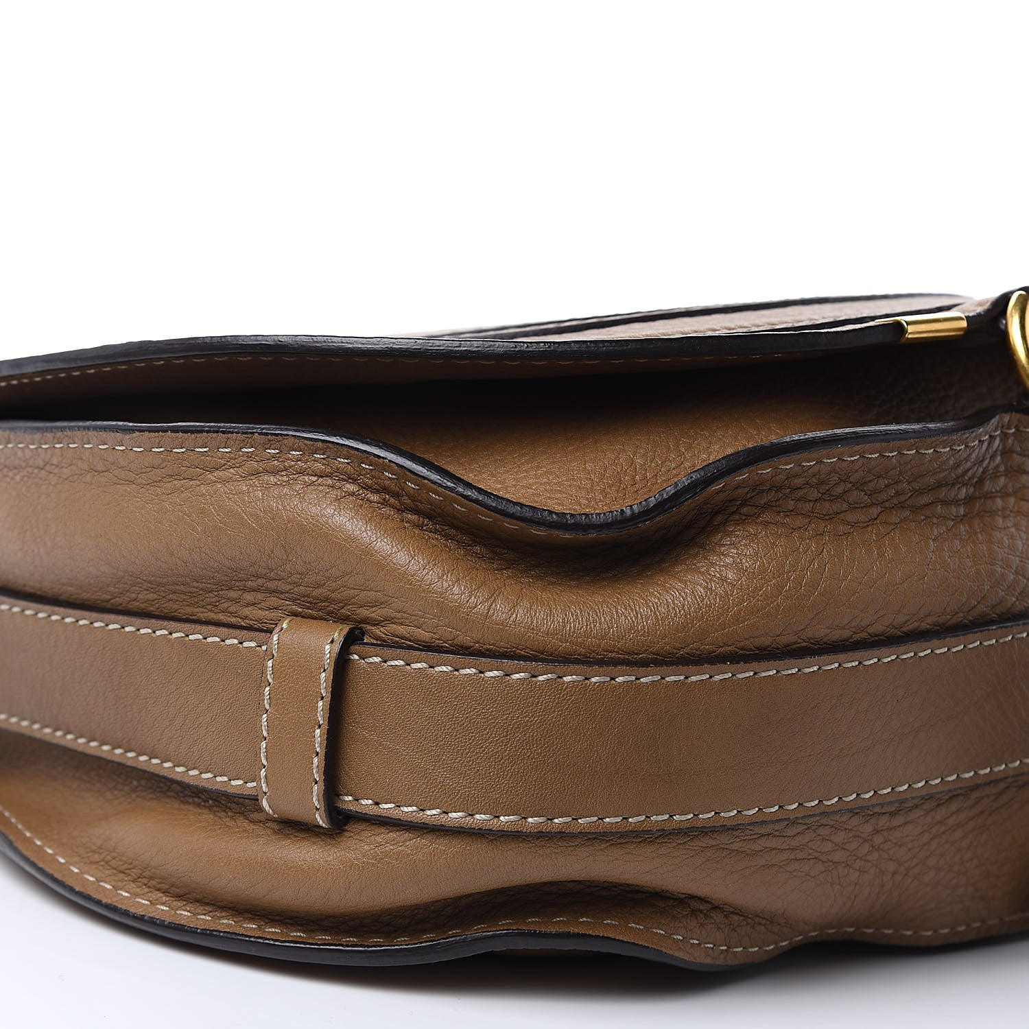 Chloe Calfskin Medium Marcie Round Crossbody Bag Nut 7 of 12