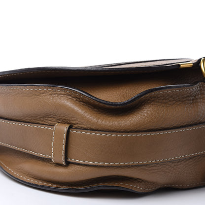 Chloe Calfskin Medium Marcie Round Crossbody Bag Nut 7 of 12