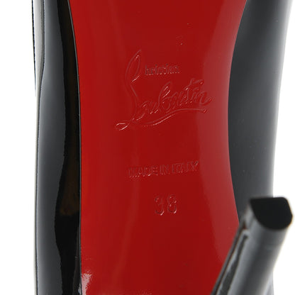 Christian Louboutin Patent Pigalle 100 Pumps 38 Black 6 of 7