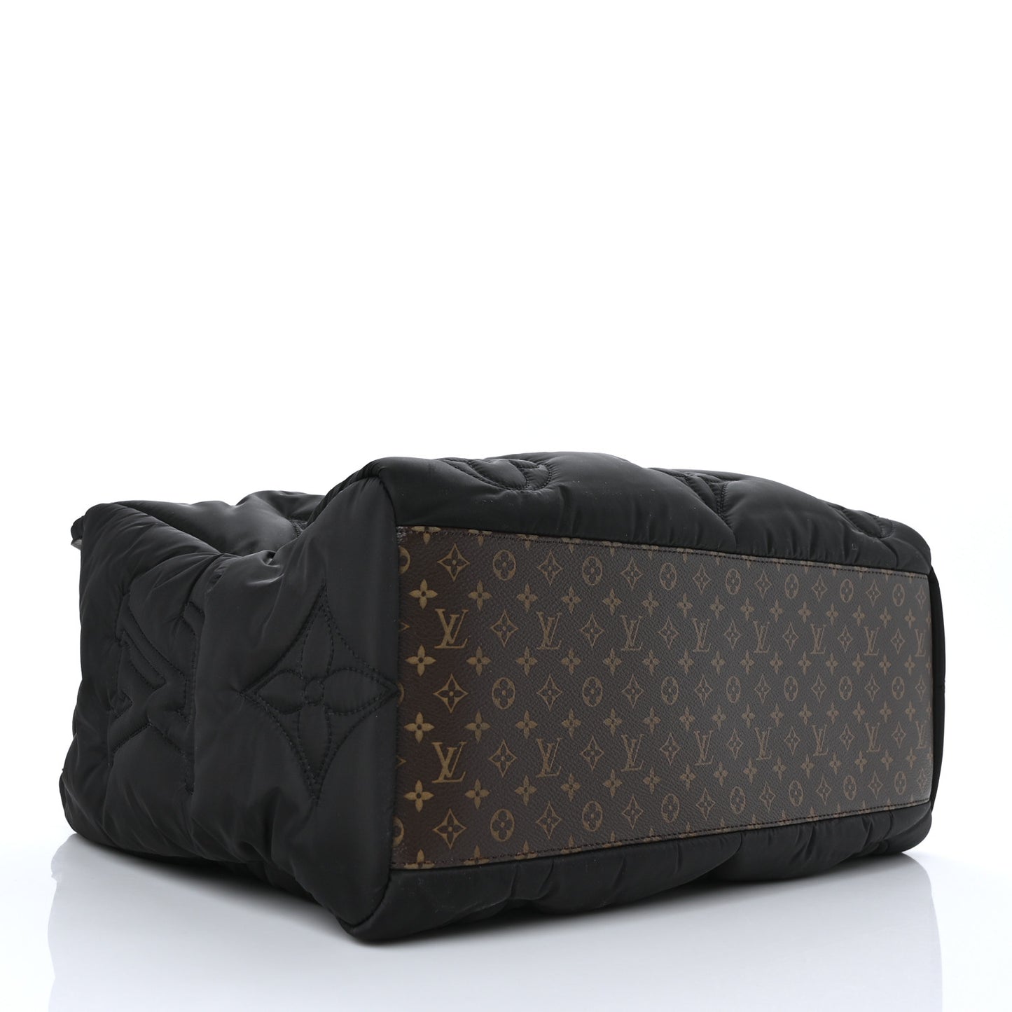 Econyl Monogram Pillow Giant Onthego MM Black