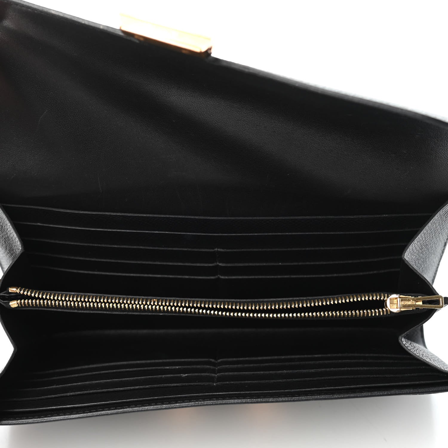 Hermes Epsom Constance Long Wallet Black 4 of 5