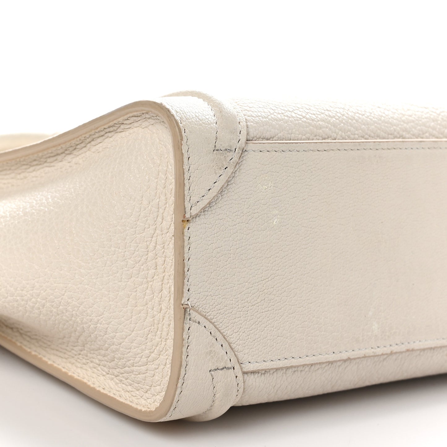 Goatskin Nano Luggage White