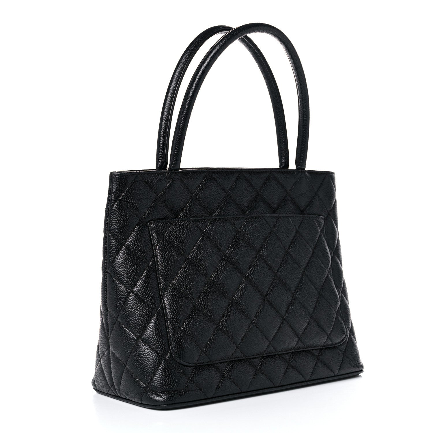 Chanel Caviar Quilted Medallion Tote Black 3 of 13