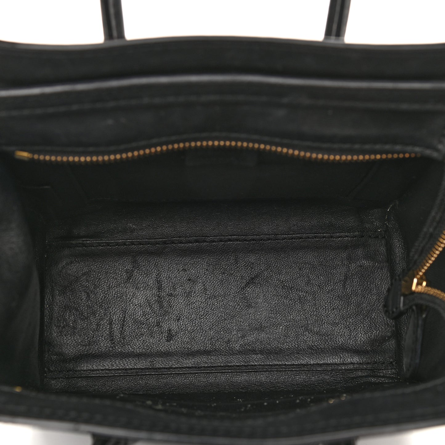 Smooth Calfskin Nano Luggage Black