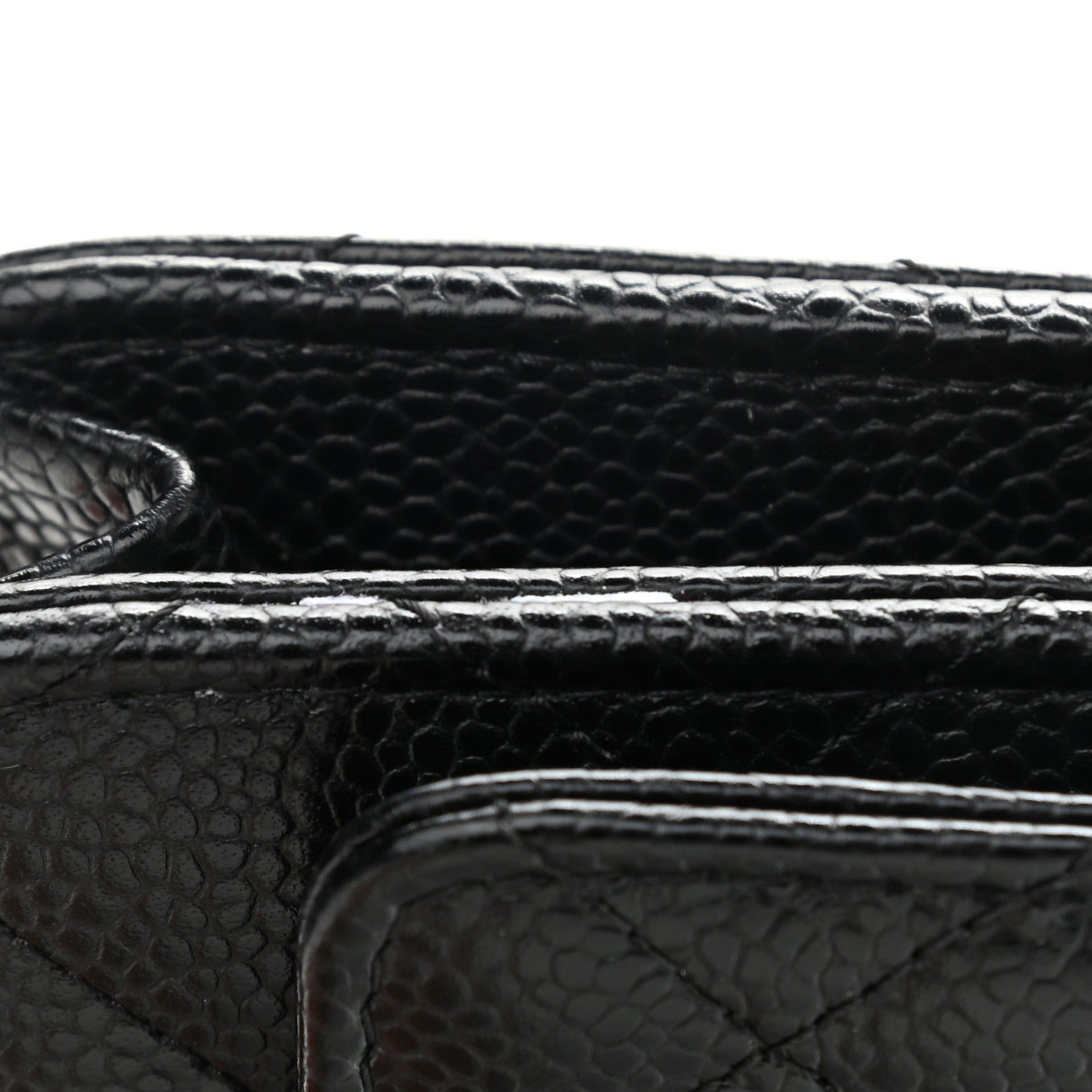 Chanel Caviar Quilted Wallet On Chain WOC Black 14 of 14