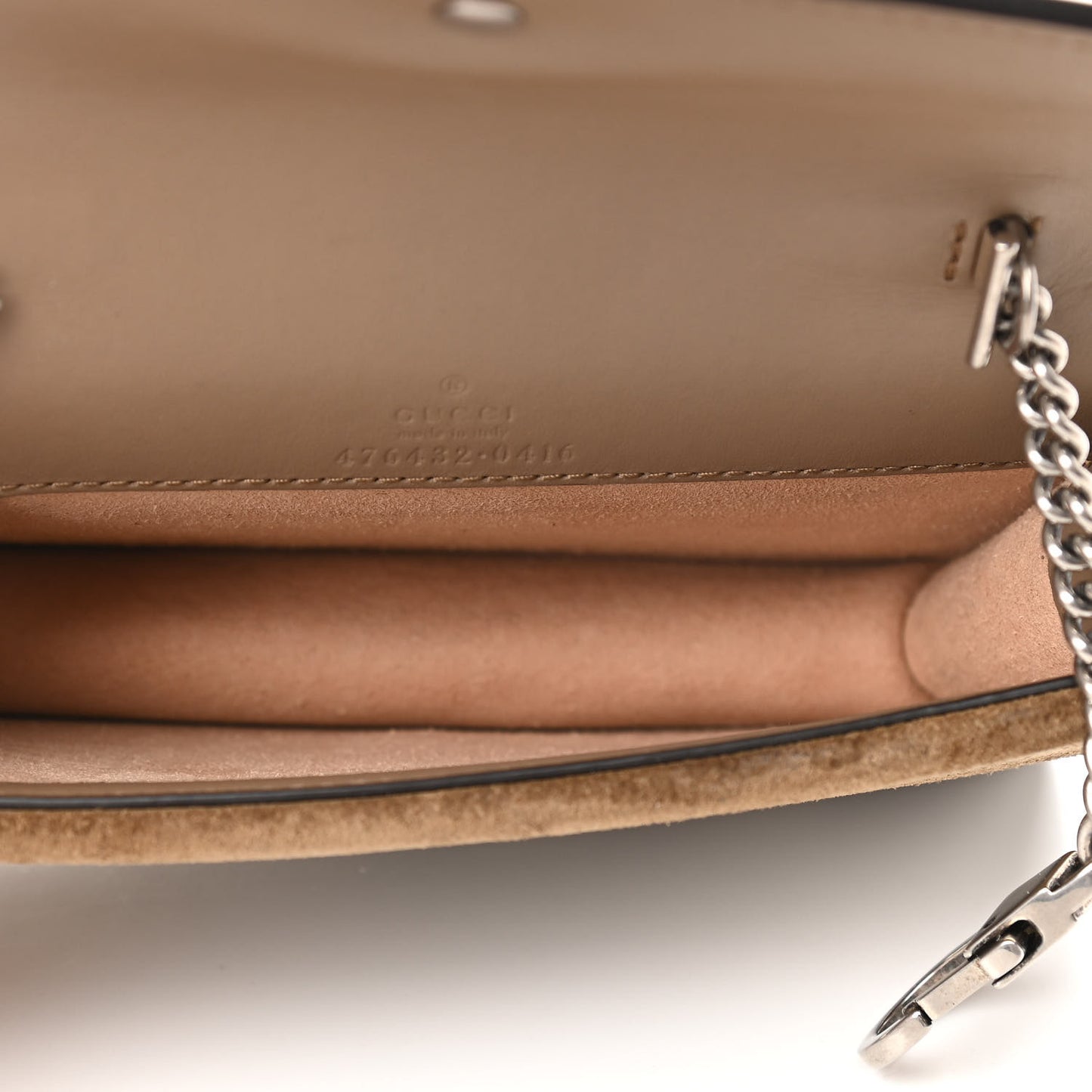GG Supreme Monogram Super Mini Dionysus Shoulder Bag Taupe