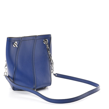 Proenza Schouler Smooth Calfskin Mini Hex Bucket Bag Lapis 3 of 8