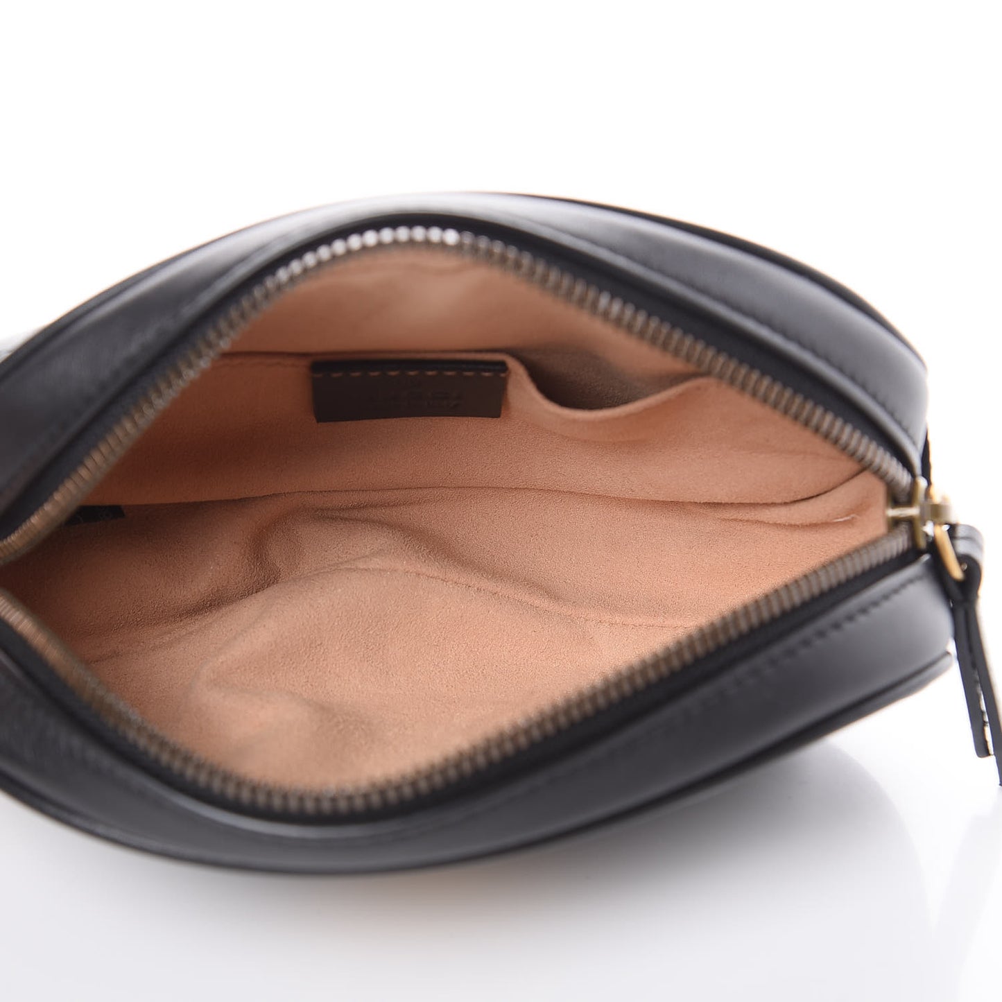Calfskin Matelasse GG Marmont Belt Bag 85 34 Black