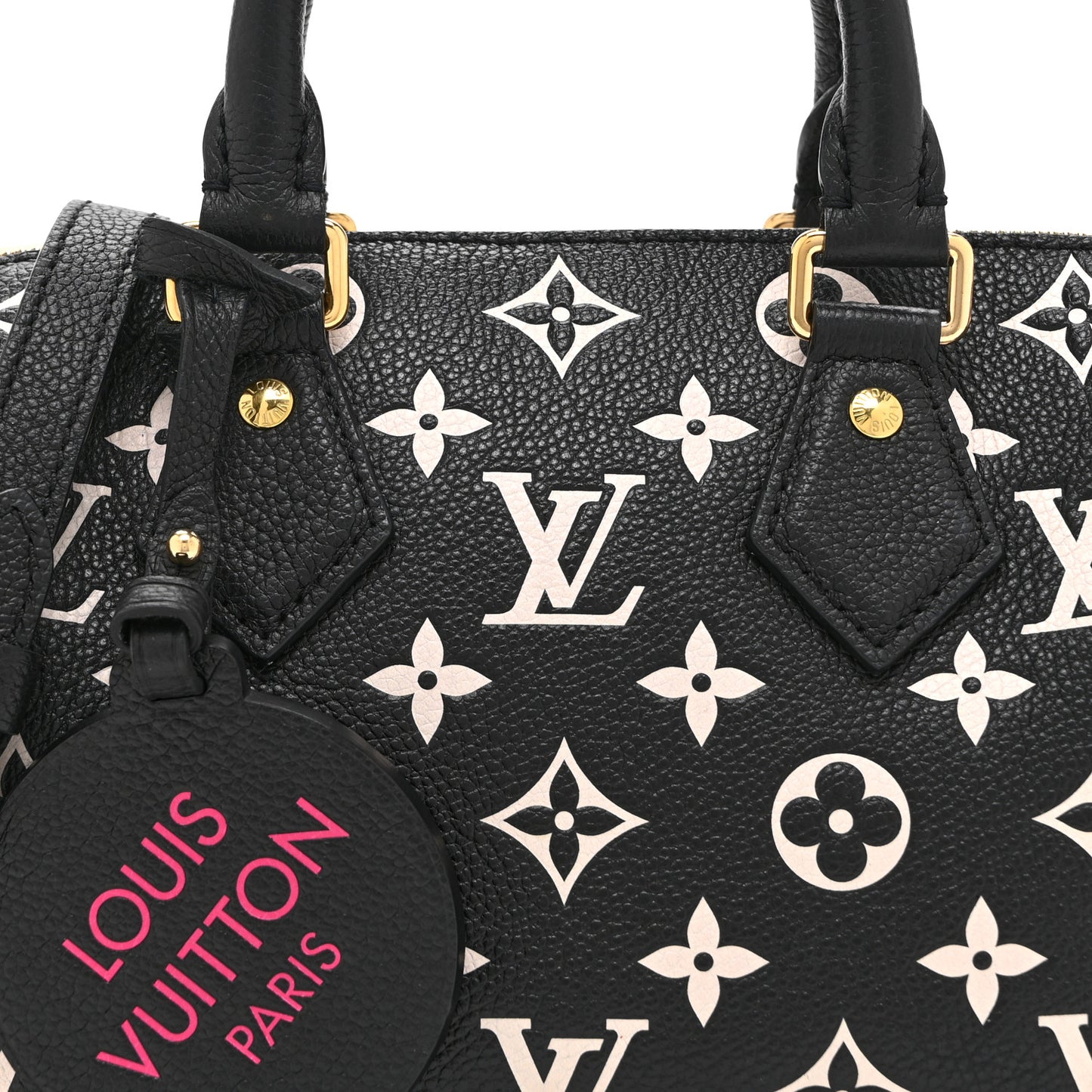 Empreinte Monogram Spring in the City Speedy Bandouliere 20 Black White Pink