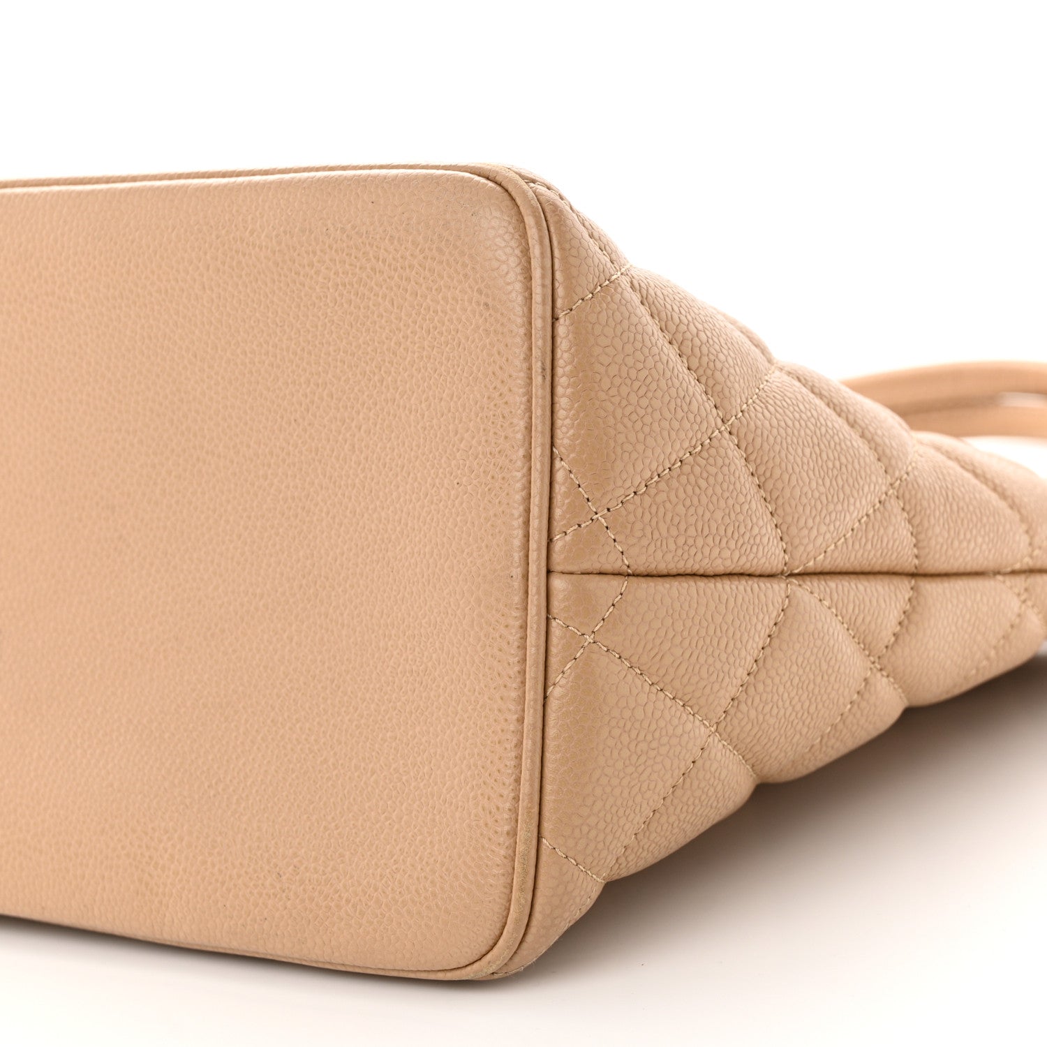 Chanel Caviar Quilted Medallion Tote Beige 11 of 13