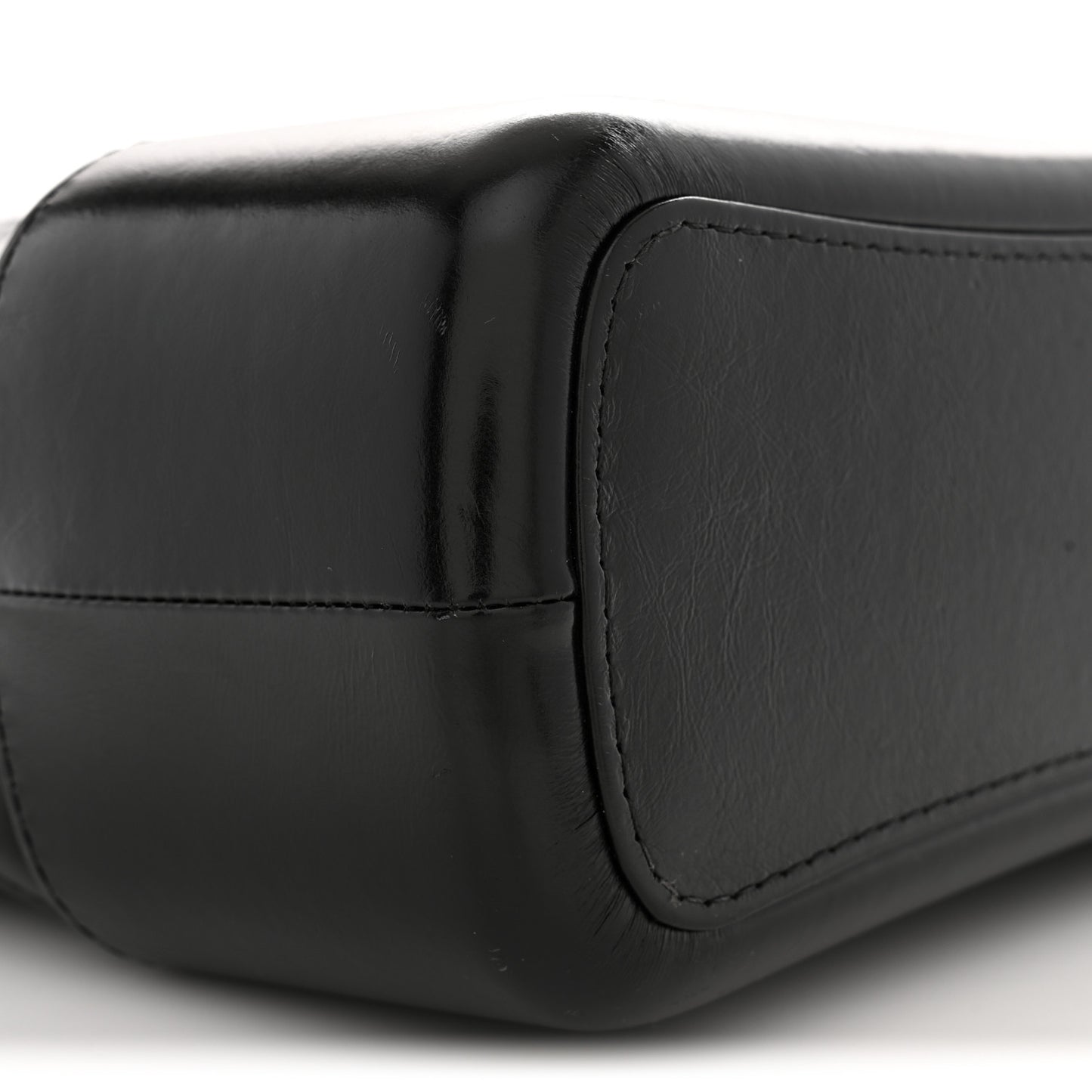 Aged Calfskin Quilted Medium Gabrielle Hobo Black