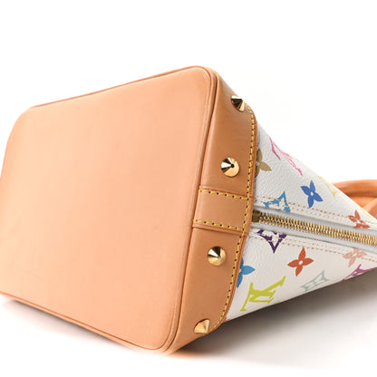 Louis Vuitton Monogram Multicolor Alma White 9 of 9
