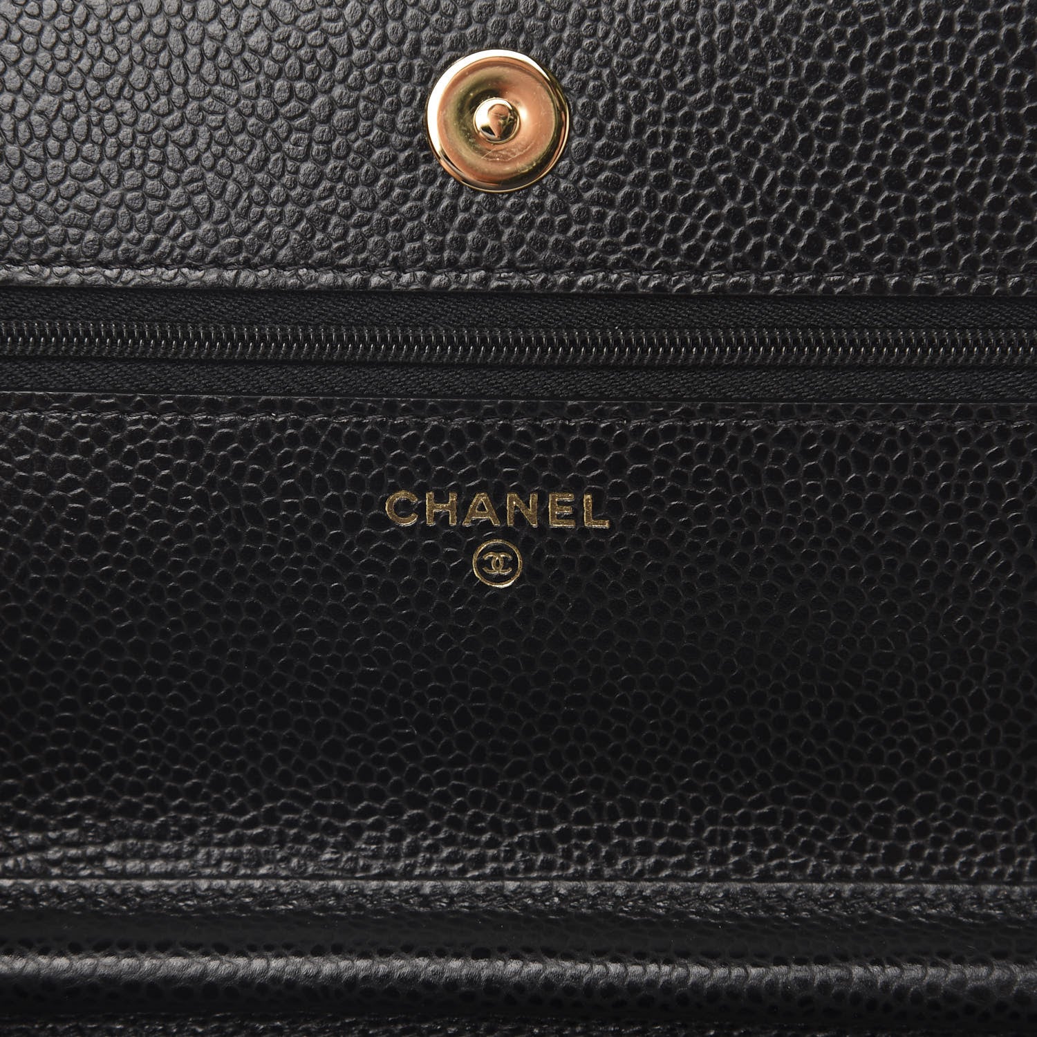 Chanel Caviar Quilted Wallet On Chain WOC Black 6 of 12