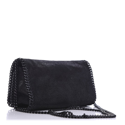 Stella McCartney Shaggy Deer Falabella Crossbody Clutch Black 3 of 9